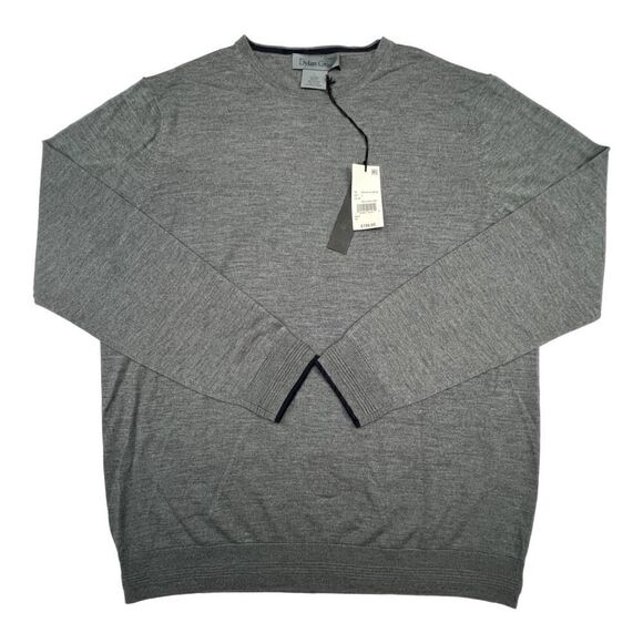 New Dylan Gray Men US L Grey Sweatshirt Crew Neck Long Sleeve Classic Sweater - Picture 3 of 8